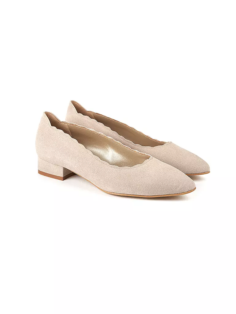 DIRNDL & BUA | Trachtenschuhe - Ballerinas | beige