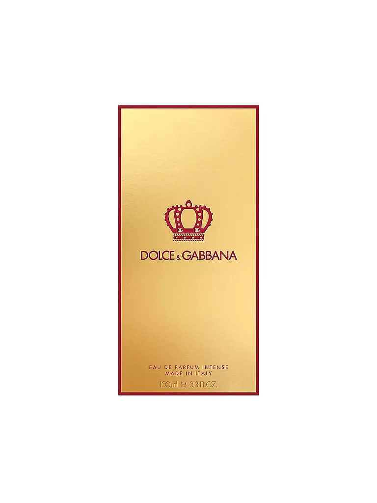 DOLCE&GABBANA | Q by Dolce&Gabbana Eau de Parfum Intense 100ml | keine Farbe