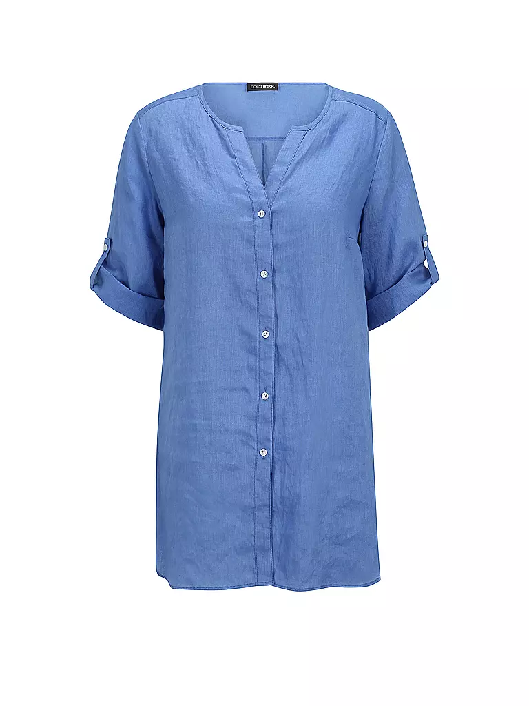 DORIS STREICH | Leinenbluse | blau