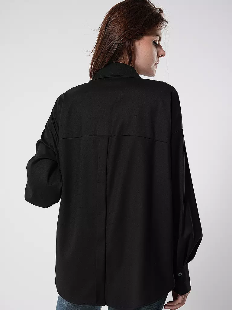 DRYKORN | Bluse Oversized Fit LYSILA  | schwarz