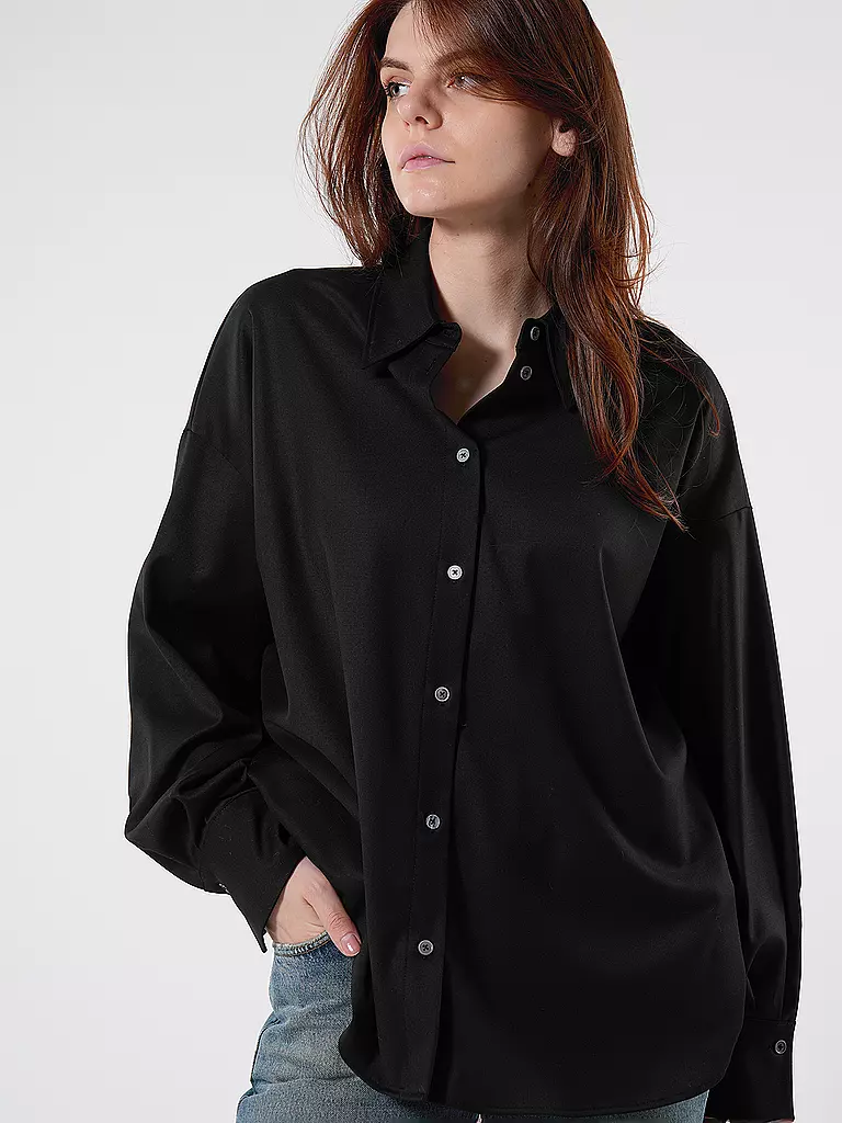 DRYKORN | Bluse Oversized Fit LYSILA | schwarz