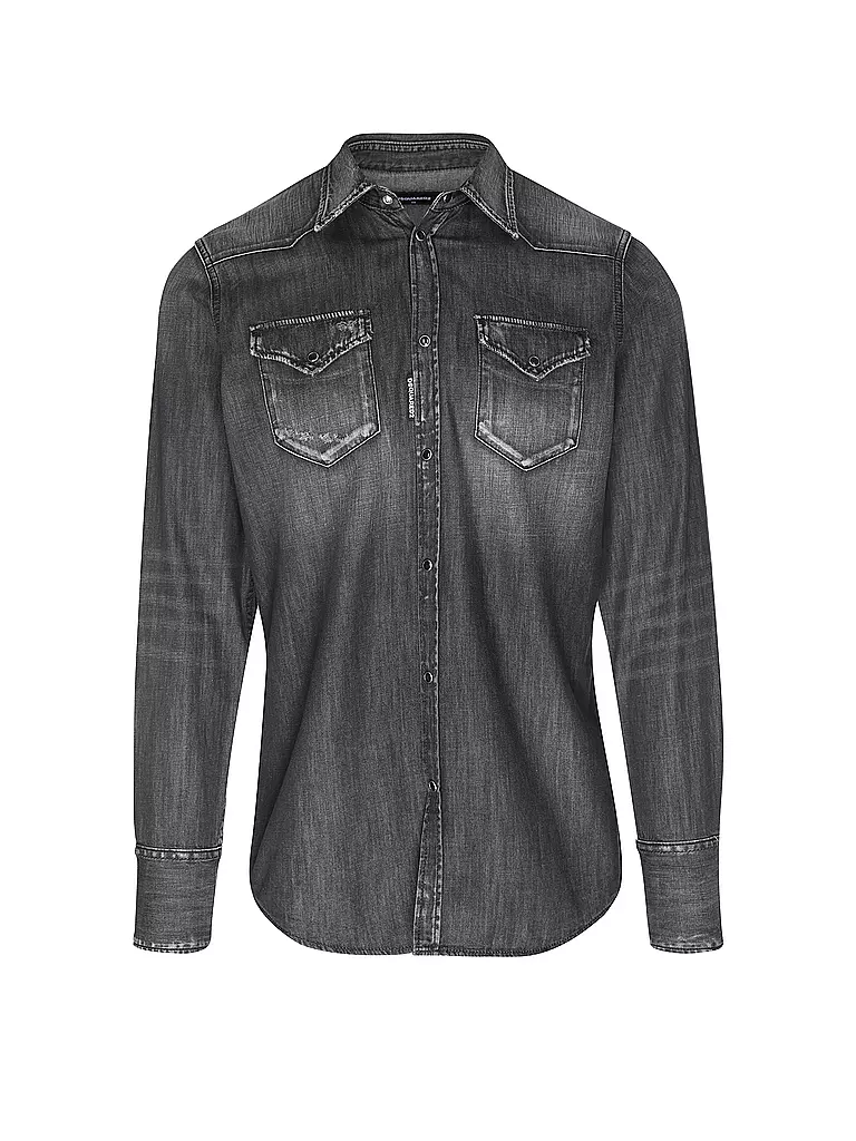 DSQUARED2 | Jeanshemd | schwarz