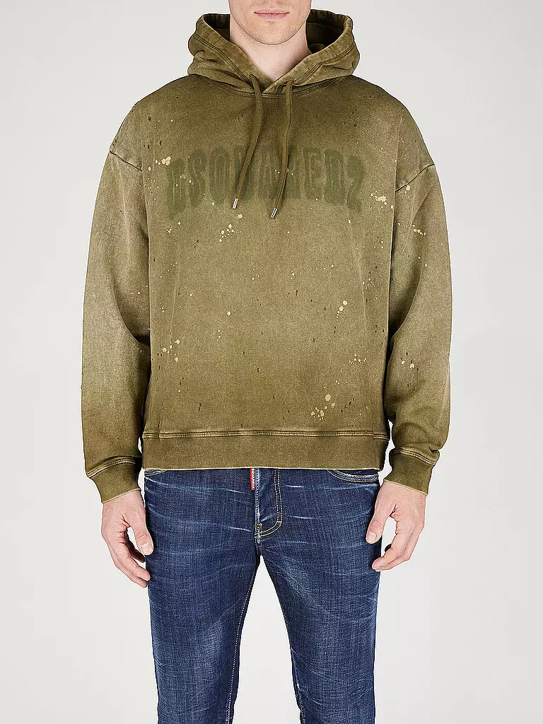 DSQUARED2 | Kapuzensweater - Hoodie | olive