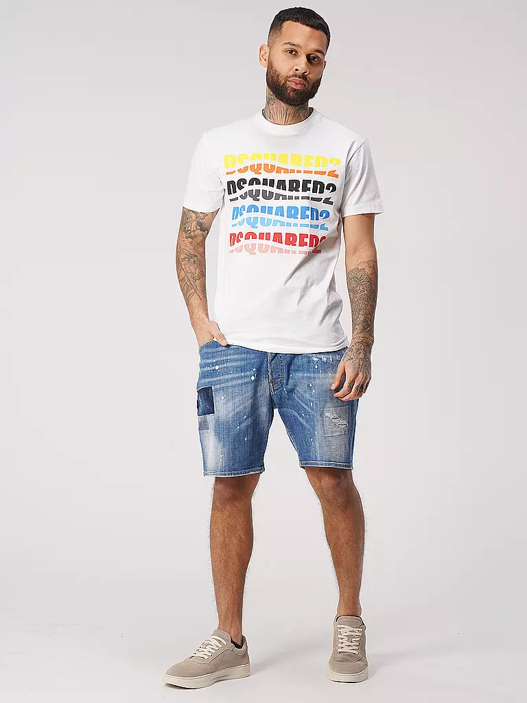 DSQUARED2 | T-Shirt COLOR WAVE | weiss