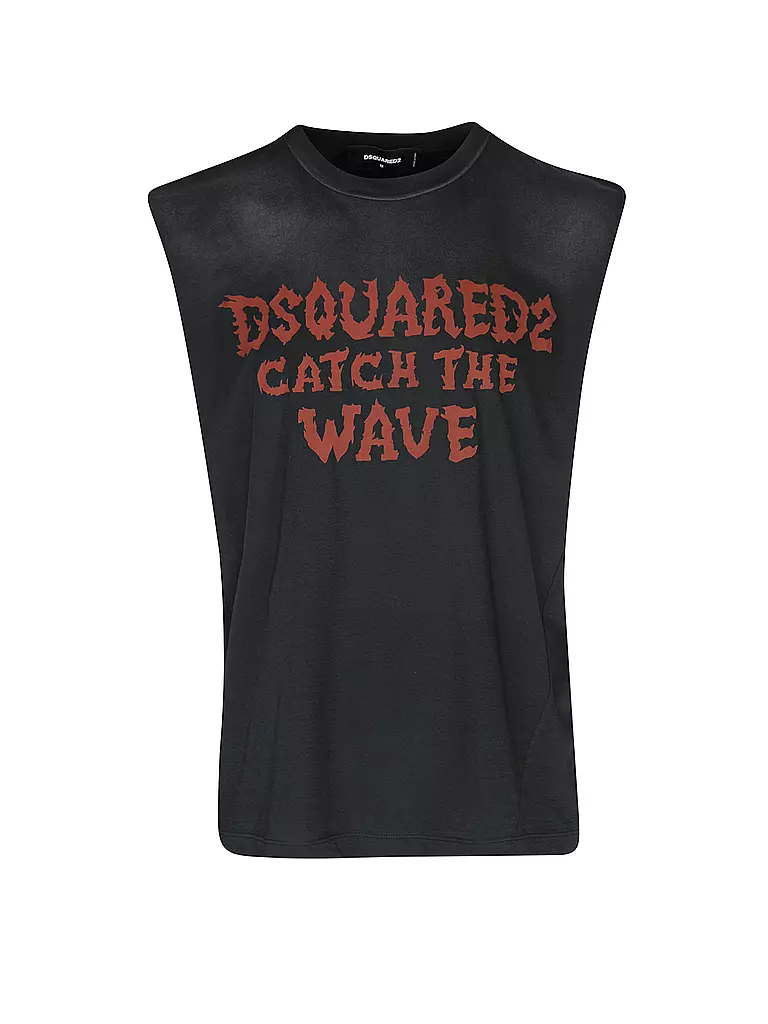 DSQUARED2 | Tanktop D2 CATCHTHEWAVE | schwarz