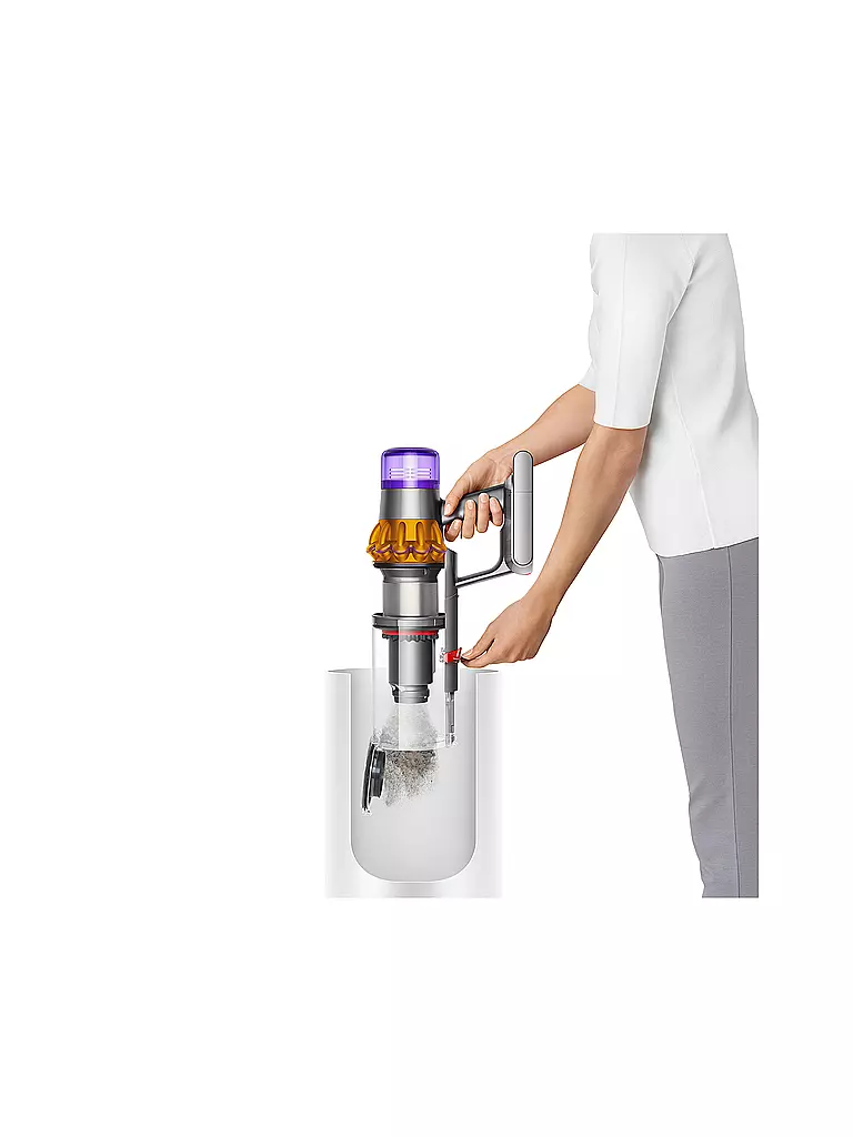 DYSON | Staubsauger V15 DETECT ABSOLUTE Nickel/Gelb | silber