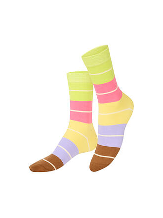 EAT MY SOCKS | Socken 36-45 BON MACARON lilagelbruen