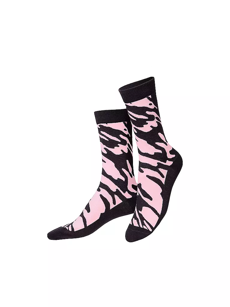 EAT MY SOCKS | Socken 36-45 ROSE BUBBLES rosaschwarz | rosa