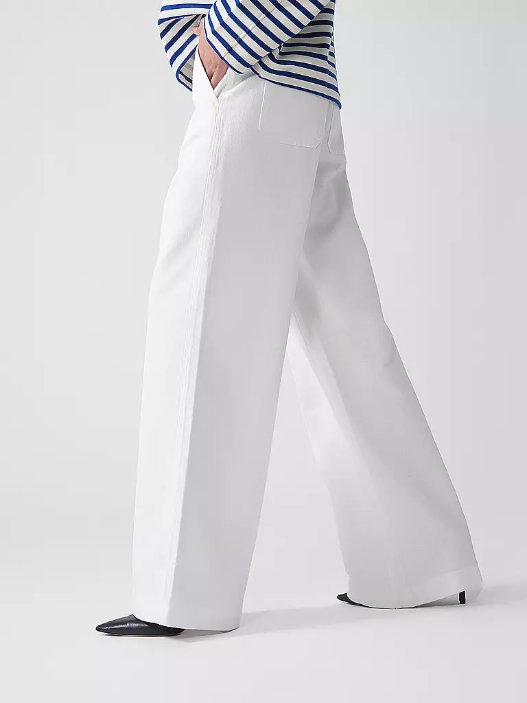 ECOALF | Jeans Wide Leg  VALLSALF | weiss