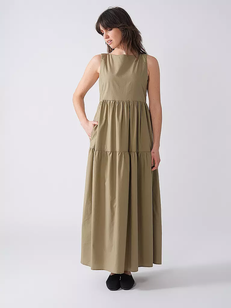 ECOALF | Maxikleid BOSSAALF | olive