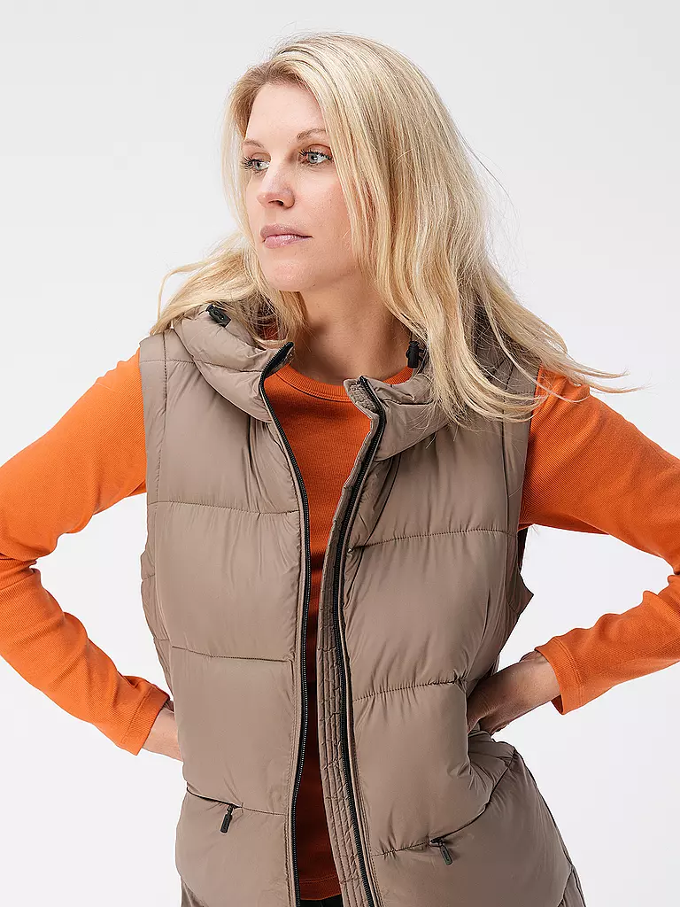 ECOALF | Steppgilet MARANGUALF | beige