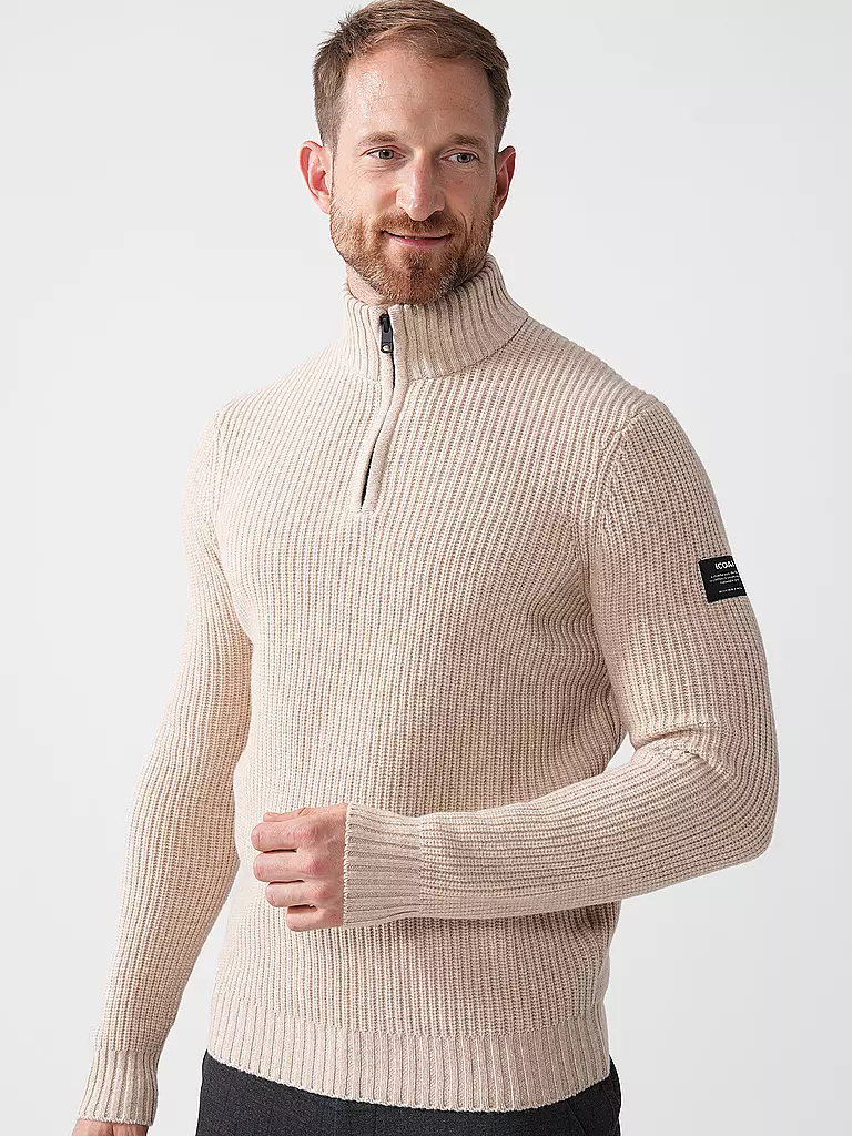 ECOALF | Troyer Pullover | beige