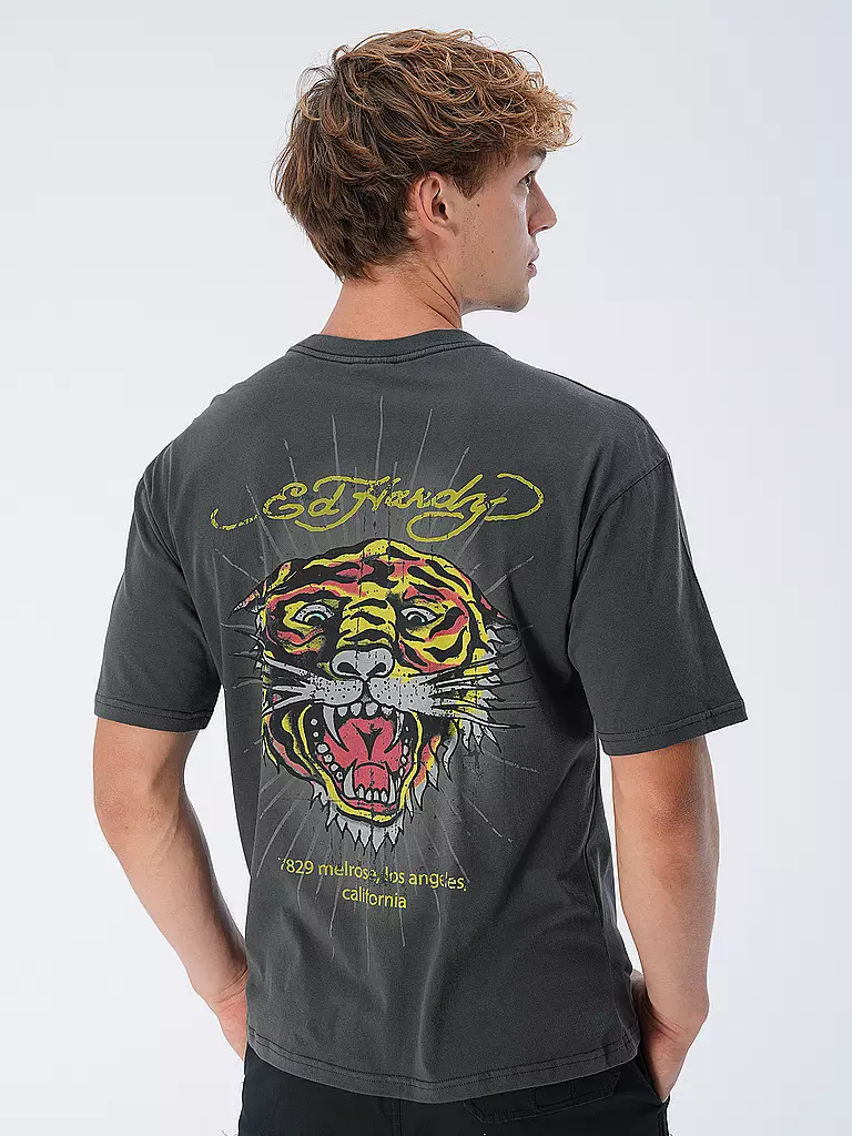 ED HARDY | T-Shirt | grau