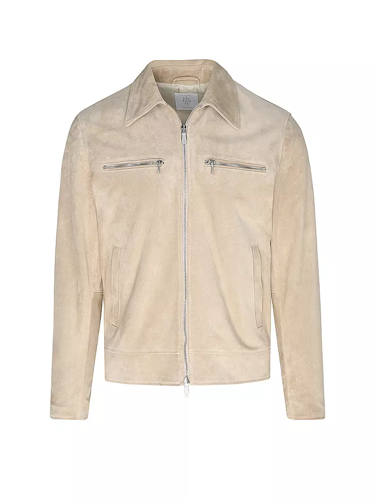 ELEVENTY | Lederjacke | beige