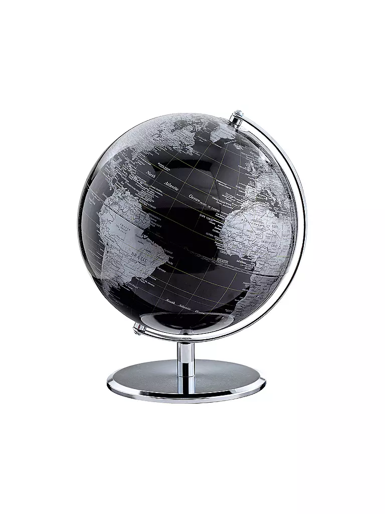 EMFORM |  Tischglobus -  Planet 25 cm schwarz/silber | keine Farbe