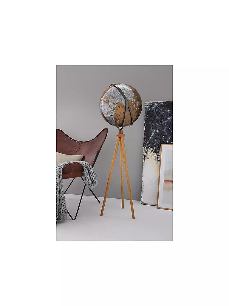 EMFORM | Standglobus - Sputnik 43 cm bronze/silber | keine Farbe