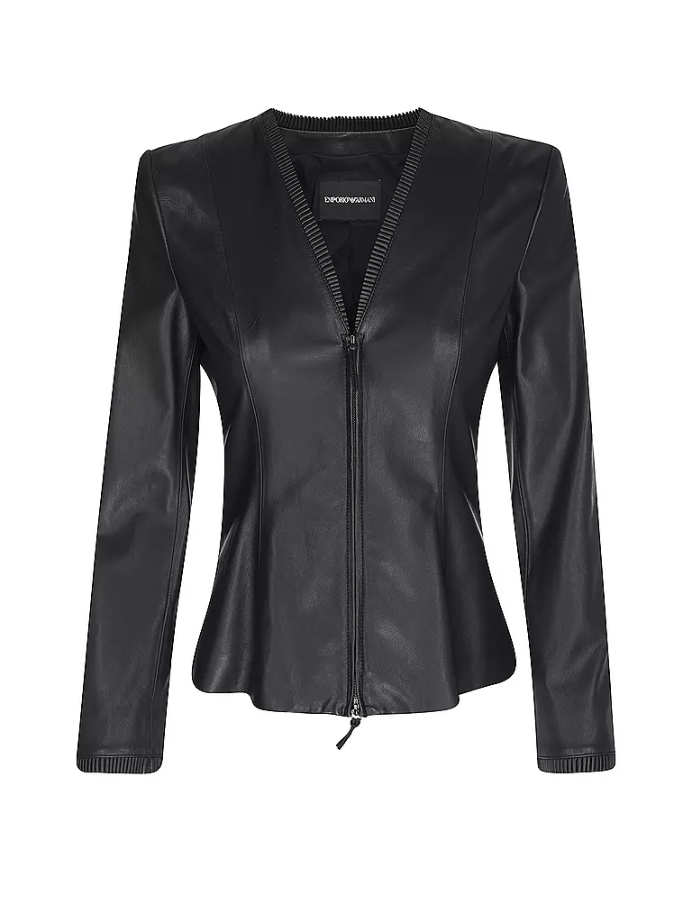 EMPORIO ARMANI | Lederjacke | schwarz