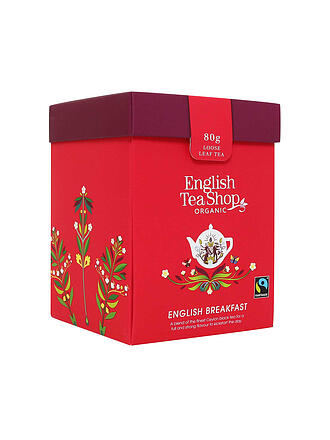 ENGLISH TEA SHOP | English Breakfast, BIO Fairtrade, Loser Tee, 80g Box