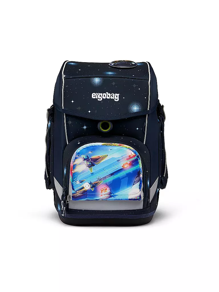 ERGOBAG | Zip Set Zippies LED Raumschiff | bunt