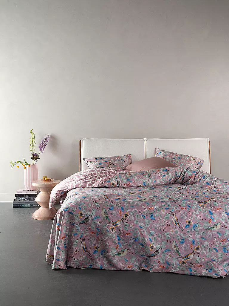 ESSENZA | Satin-Bettwäsche ALESTE 70x90cm/140x200cm Pale Lilac | lila