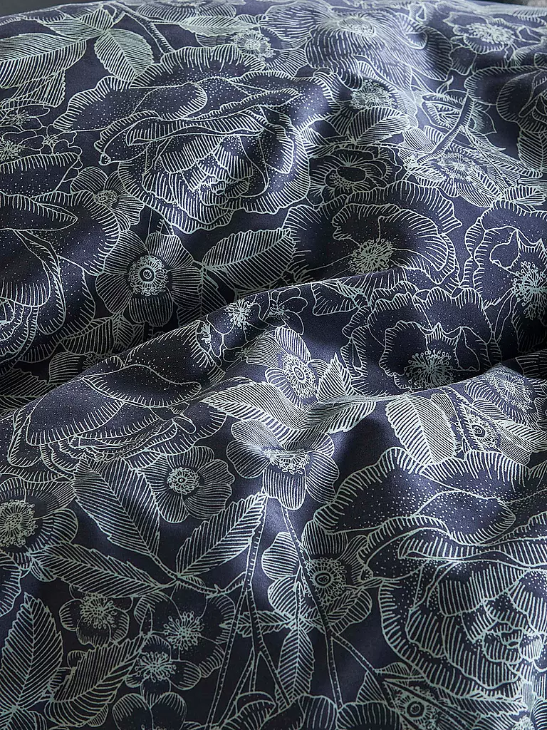 ESSENZA | Twill Bettwäsche BERNICE 70x90cm / 140x200cm Darkest Blue | dunkelblau