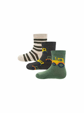 EWERS | Jungen Socken 3er Pkg khaki