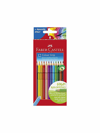 FABER-CASTELL | Colour Grip Buntstift, 12er Kartonetui