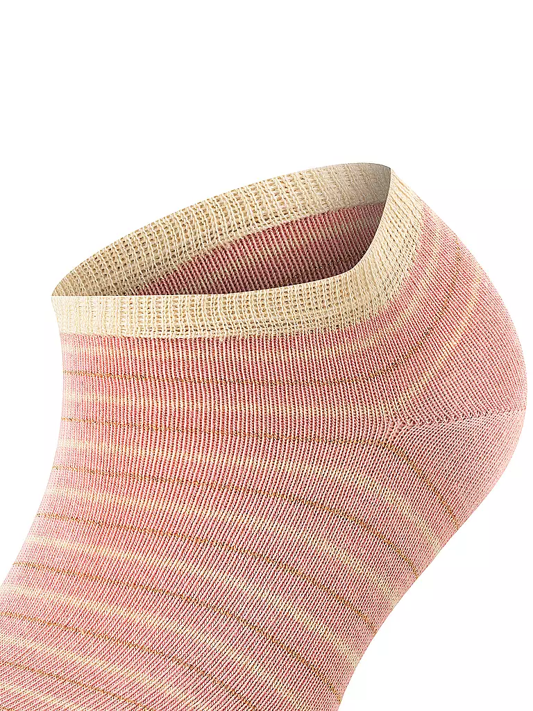 FALKE |  Sneaker Socken " Strip Shimmer " blossom | rosa