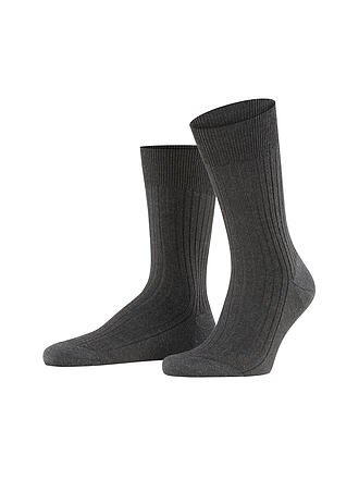 FALKE | Socken BRISTOL PURE anthracite mel.