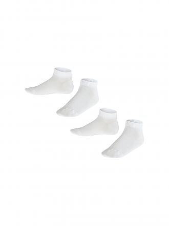 FALKE | Happy Kinder Sneakersocken 2-er Pkg. (weiss)