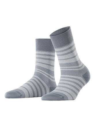 FALKE | Socken SENSITIVE SUNSET STRIPE blue smog