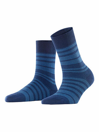 FALKE | Socken SENSITIVE SUNSET STRIPE space blue 