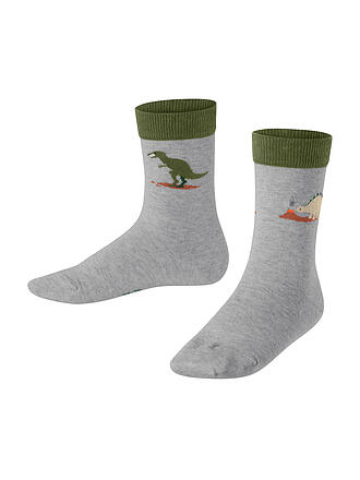 FALKE | Jungen Socken DINOSAURS LT heather 