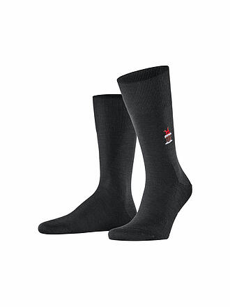 FALKE | Socken AIRPORT SANTA black