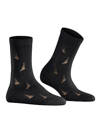 FALKE | Socken DISTRESSED black