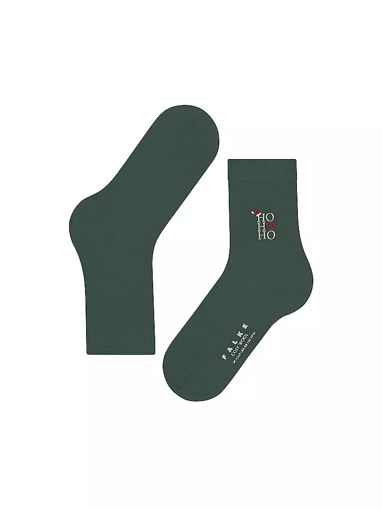 FALKE | Damen Socken COSY WOOL hunter green | grün