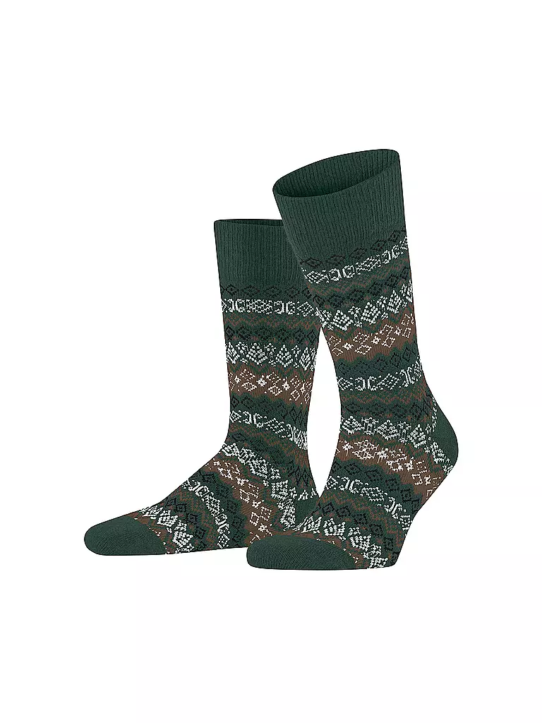 FALKE | Herren Socken ASPEN hunter green | olive