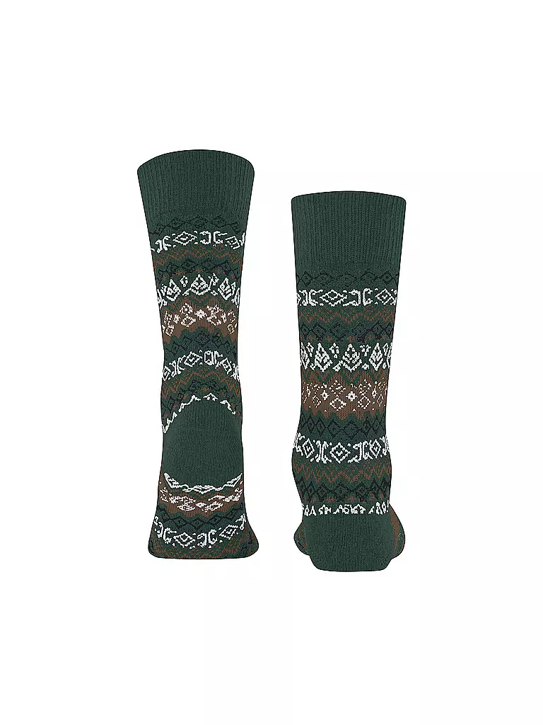 FALKE | Herren Socken ASPEN hunter green | blau