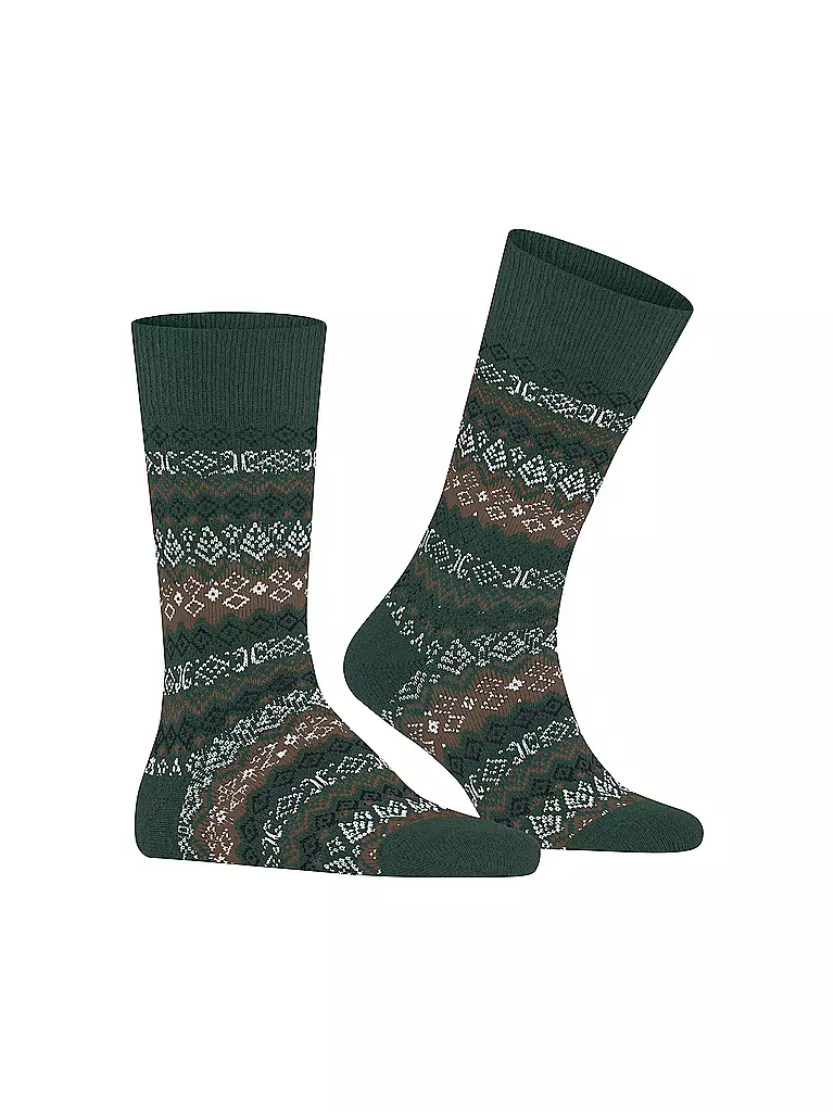 FALKE | Herren Socken ASPEN hunter green | blau