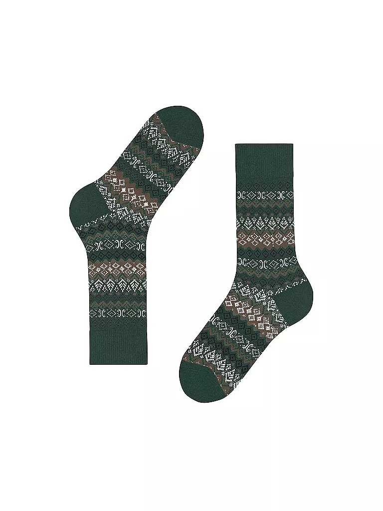 FALKE | Herren Socken ASPEN hunter green | blau