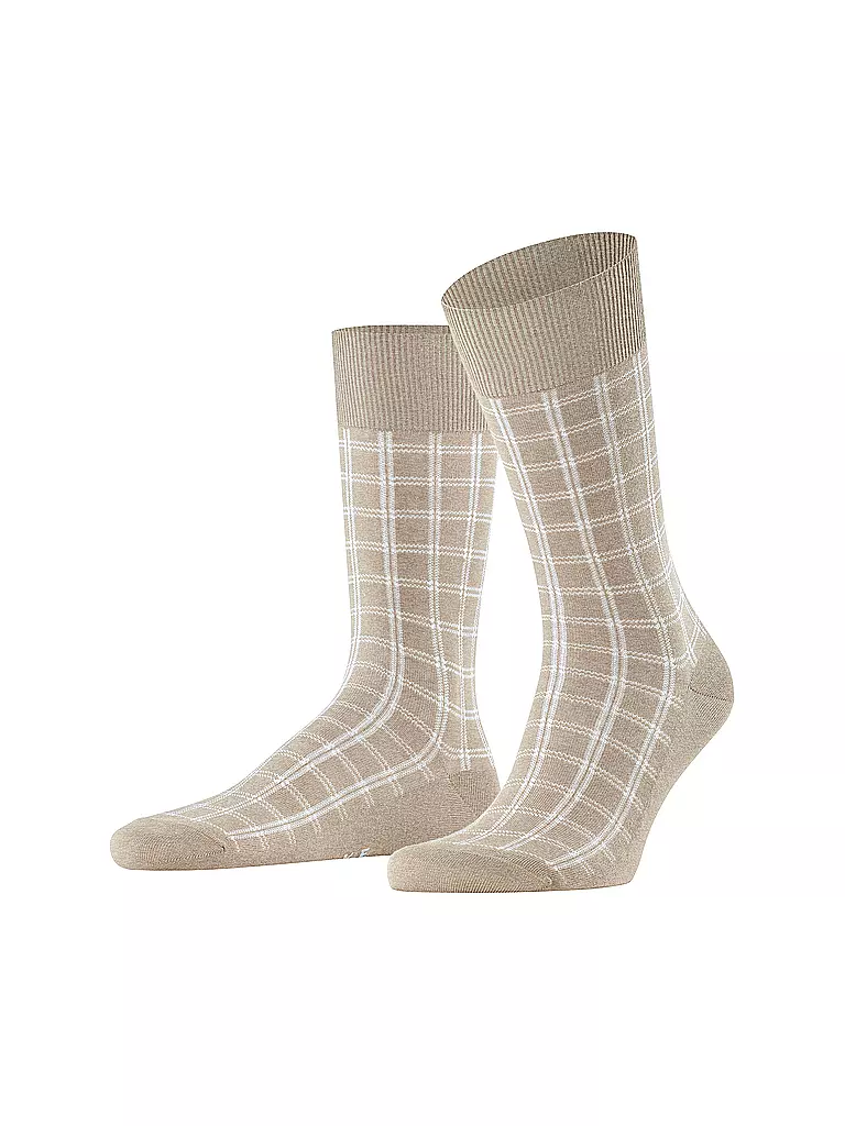 FALKE | Herren Socken MODERN TAILOR, pebble mel. | beige