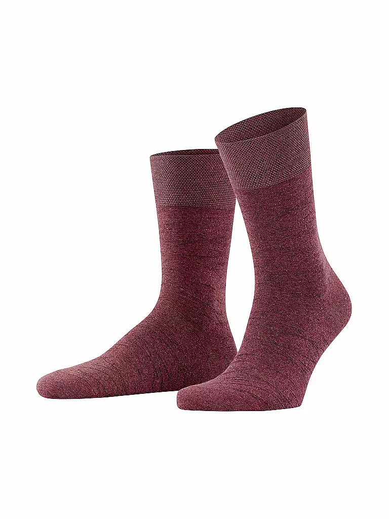 FALKE | Herren Socken Sensitive Plant Soft Burnt Sienna | rot