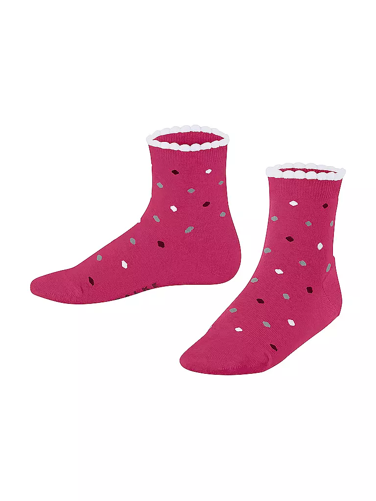 FALKE | Kinder Socken MULTIDOT fuchsia | rot