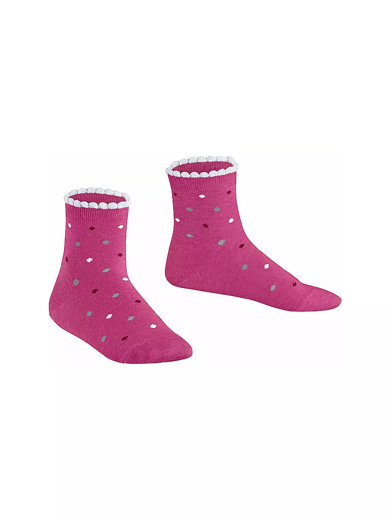 FALKE | Kinder Socken MULTIDOT gloss | rot