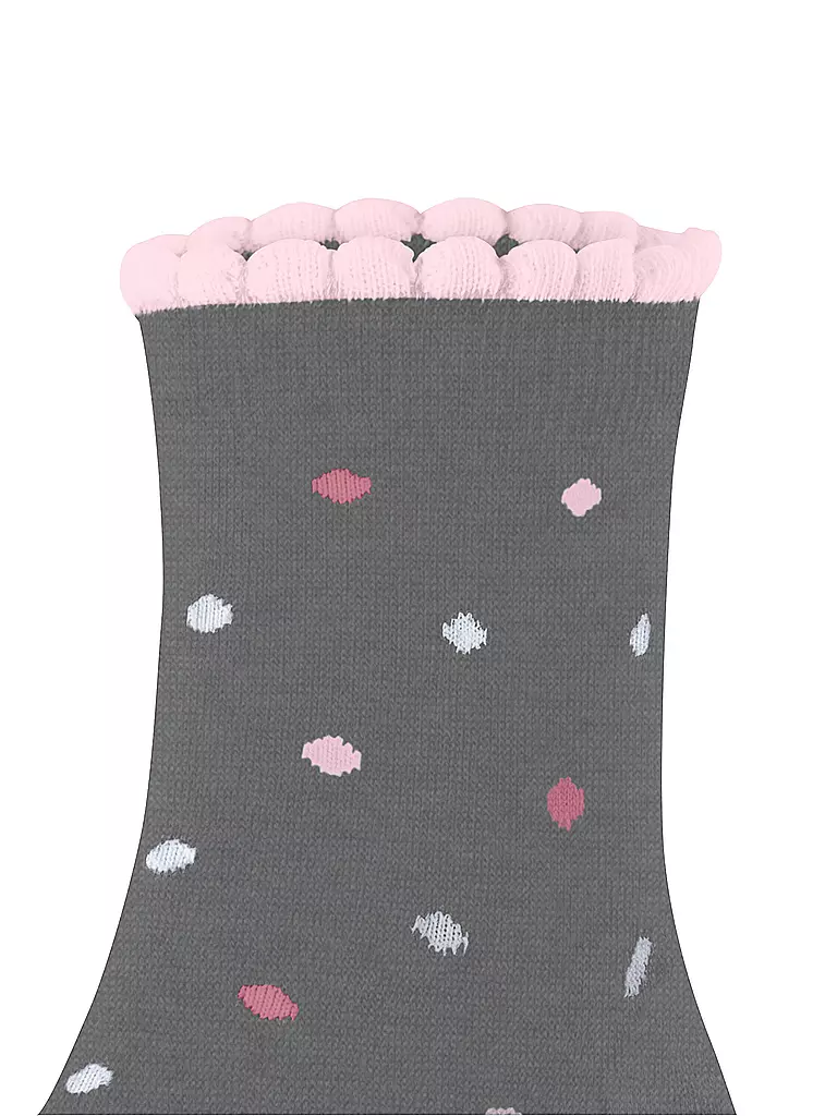 FALKE | Kinder Socken MULTIDOT light beige | hellgrau