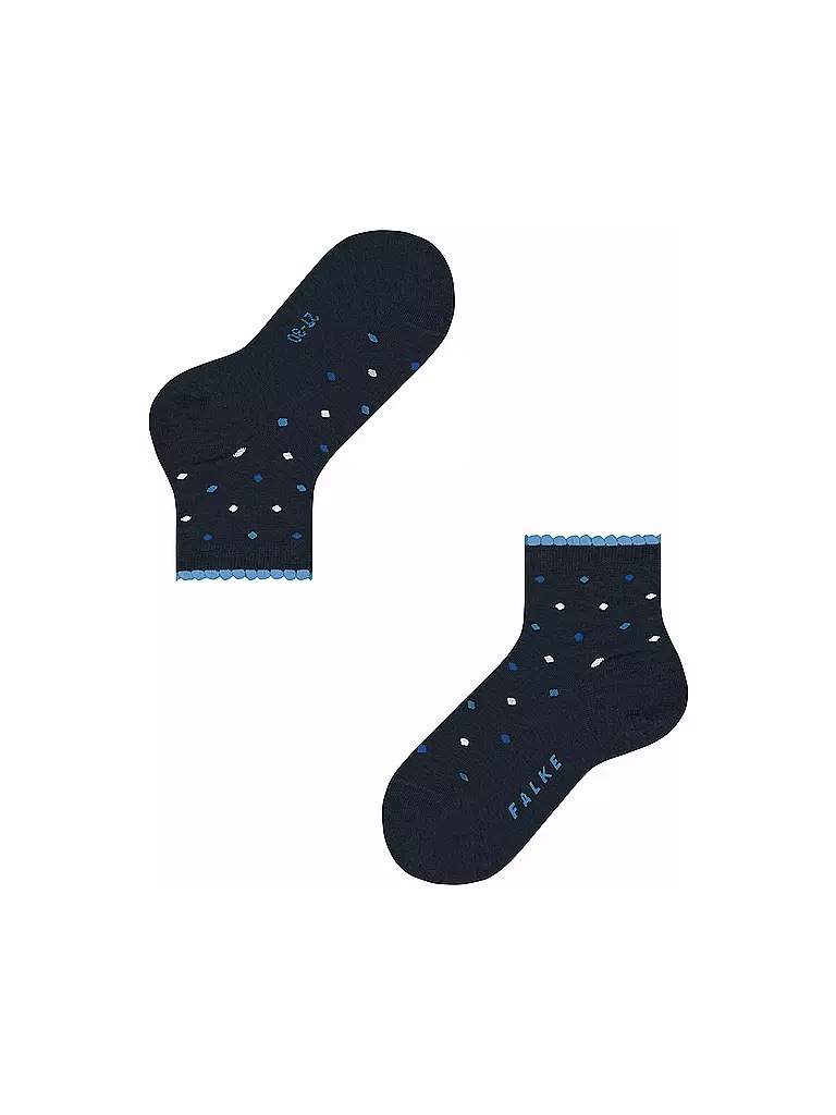 FALKE | Kinder Socken MULTIDOT marine | blau