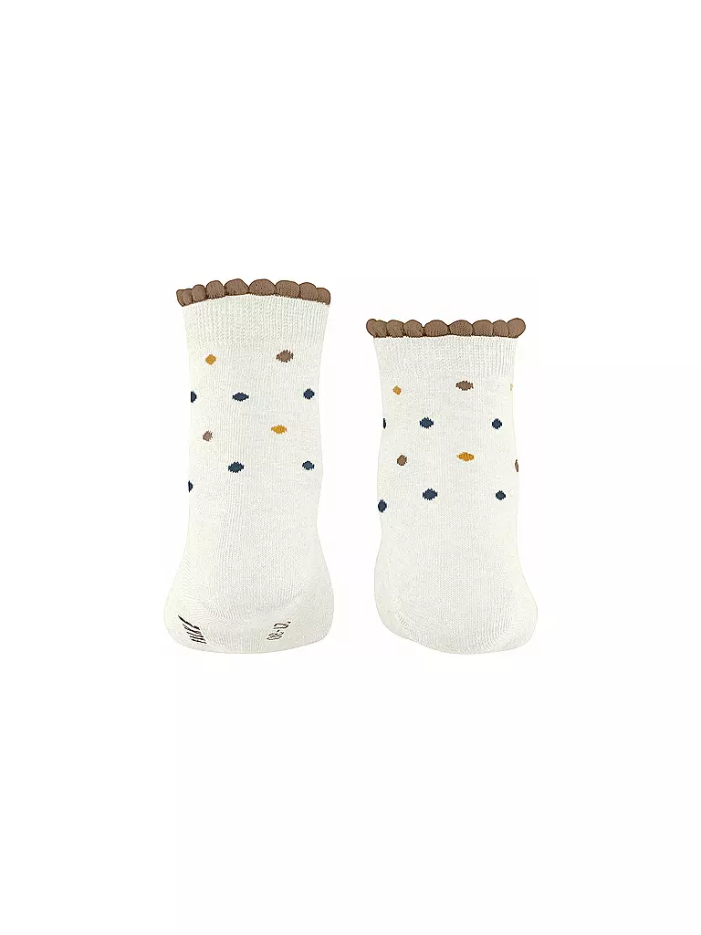 FALKE | Kinder Socken MULTIDOT off-white | weiss