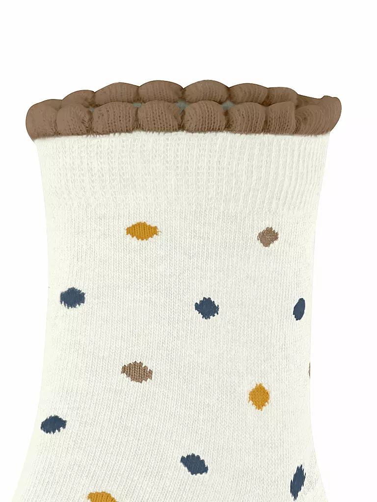 FALKE | Kinder Socken MULTIDOT off-white | weiss