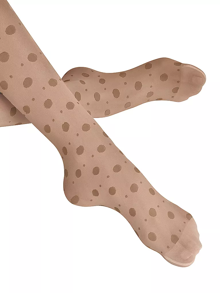 FALKE | Modestrumpfhose SNOW DOT powder | beige