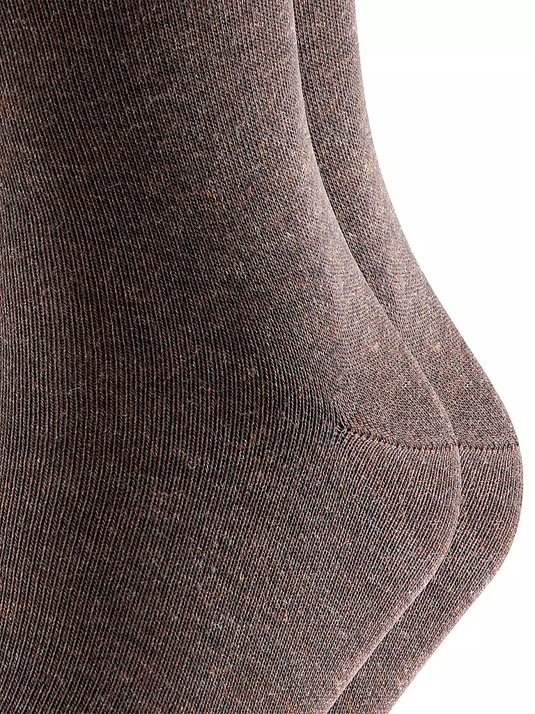 FALKE | Socken 2er Pkg HAPPY dark brown | blau